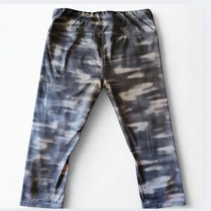 Reebok Blue Grey Capri Legging